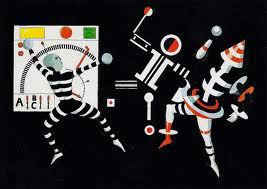 Kurt Schmidt, The Man at the Control Panel, 1924