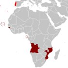 Τελικές κτήσεις Πορτογαλίας στην Αφρική μετά από την συνθήκη του 1891, με την Αγγλία