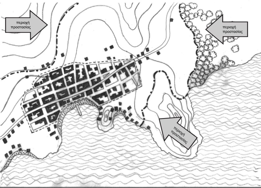 Πολεοδόμηση με τον ν.2508/97. Στην εντός σχεδίου περιοχή αναπτύσσονται οικοδομικά τετράγωνα και πολεοδομικές ενότητες. στην εκτός σχεδίου περιοχή αναπτύσσεται μία νέα γενιά αυθαιρέτων. Επιδιώκεται η προστασία κάποιων περιοχών (λόφοι, ακτογραμμή κ.λπ.) από την οικιστική επέκταση.