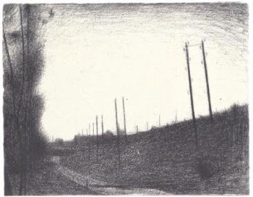 1. Georges Seurat, La voie ferrée, 1881-82, ιδιωτική συλλογή.