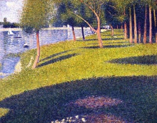 13. Georges Seurat, Paysage, L’île de La Grande Jatte, 1884, ιδιωτική συλλογή.