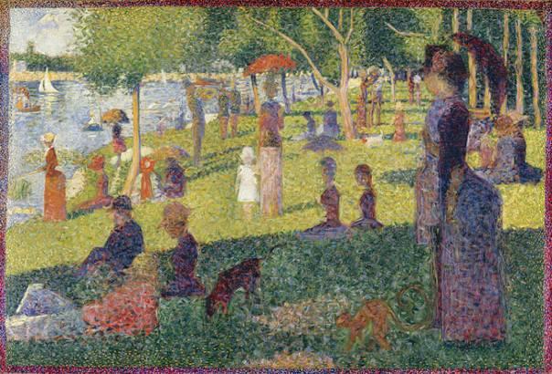 14. Georges Seurat, Étude d’ensemble, 1884, The Metropolitan Museum of Art.