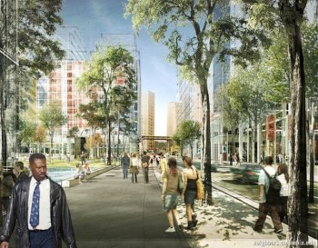 Εικόνα 10: Ενδεικτικό προοπτικό σχέδιο της 130ης νοτιοανατολικής οδού.